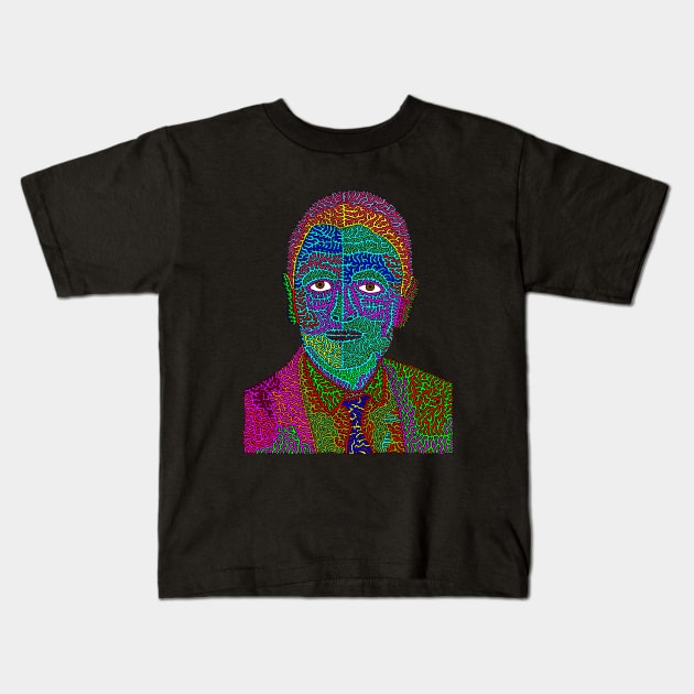 Rowan Atkinson - Pop Art Style Kids T-Shirt by NightserFineArts